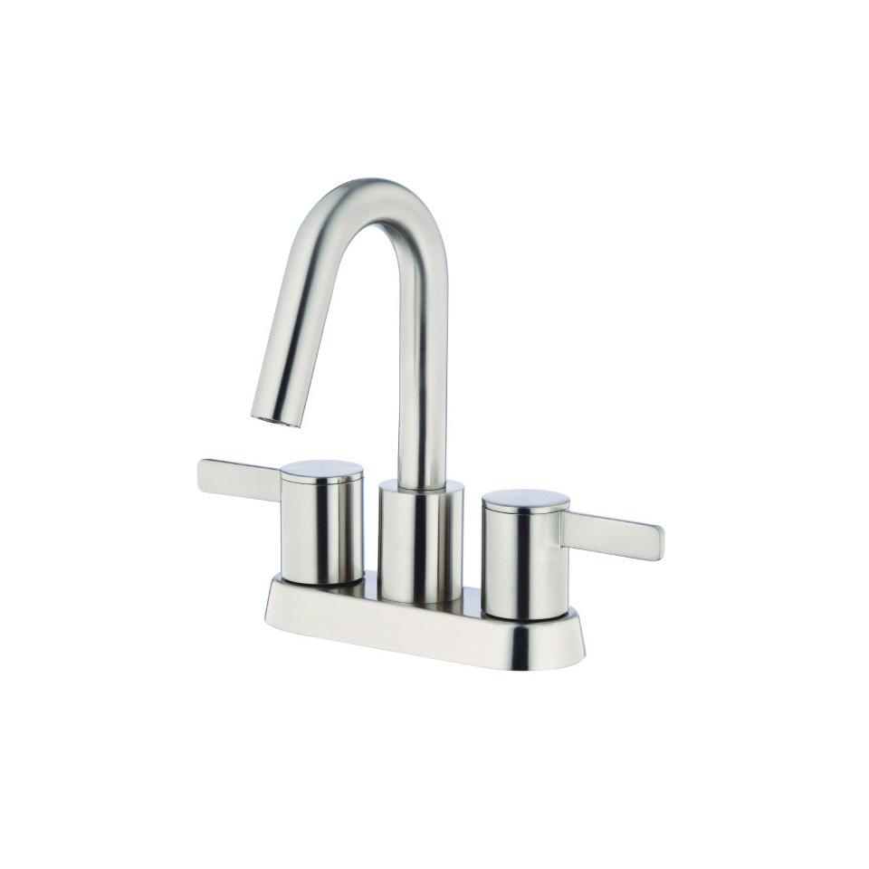 Danze, Gerber Danze D301130 Amalfi 2H Centerset Bathroom Faucet with 50/50 Touch Down Drain 1.2gpm Chrome